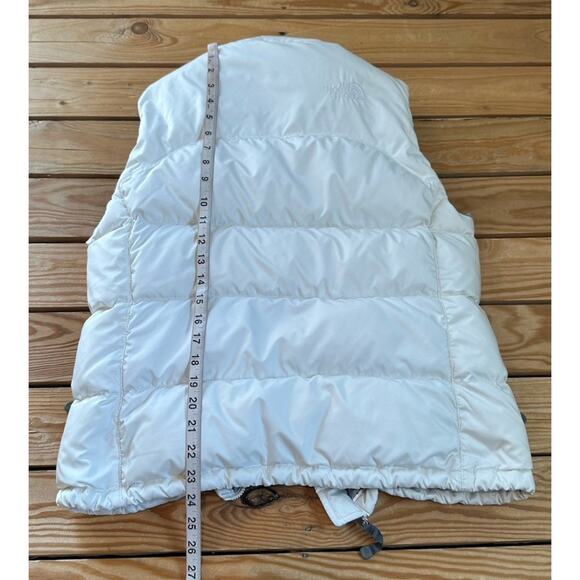 The North Face Nuptse 700 Fill Down Puffer Vest Size Small Women’s White - Picture 7 of 9